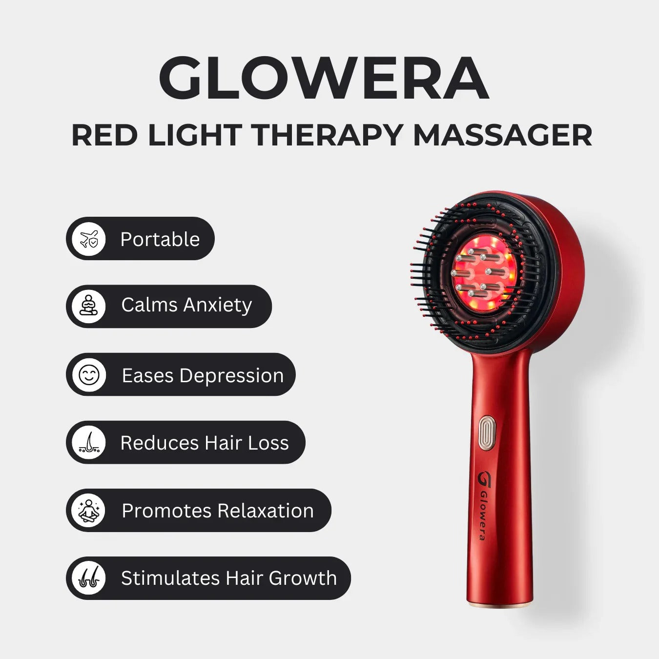 Infrared Scalp Massager & Hair Therapy Brush