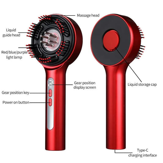 Infrared Scalp Massager & Hair Therapy Brush